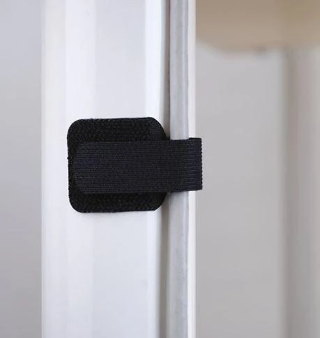 LABEL THE CABLE Wall Velcro Cable Holder 10-piece Set - juodos spalvos