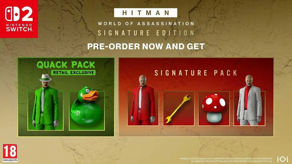 IO Interactive WARNER BROS Hitman: World of Assassination: Signature Edition (Switch 2)
