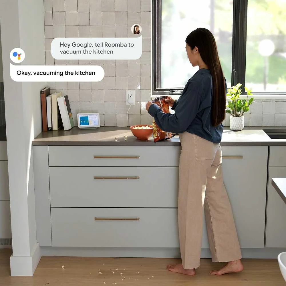 Dulkių siurblys - robotas iRobot Roomba 105 Combo su AutoEmpty stotele, baltas