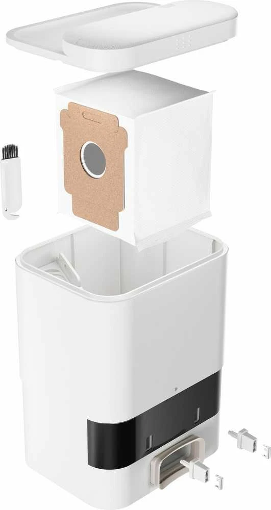 Dulkių siurblys - robotas iRobot Roomba 105 Combo su AutoEmpty stotele, baltas