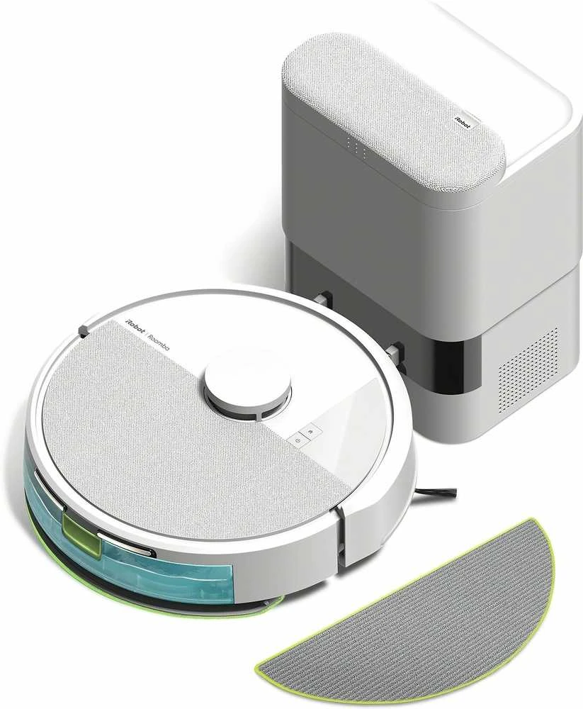 Dulkių siurblys - robotas iRobot Roomba 105 Combo su AutoEmpty stotele, baltas