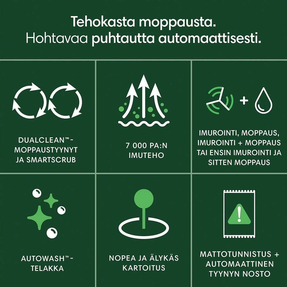iRobot Roomba Plus 405 Combo balta