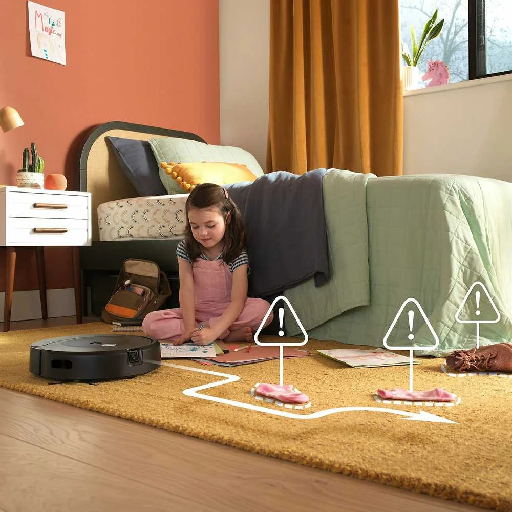 Dullkių siurblys - robotas  iRobot Roomba Combo 10 Max  su  AutoWash stotimi, Juodos spalvos