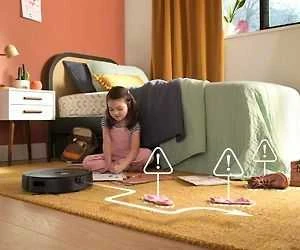 Dullkių siurblys - robotas  iRobot Roomba Combo 10 Max  su  AutoWash stotimi, Juodos spalvos