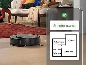Dullkių siurblys - robotas  iRobot Roomba Combo 10 Max  su  AutoWash stotimi, Juodos spalvos