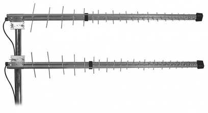Iskra Antenna P-60 5G L700 U-MIMO +RG59 2x10m+2xSMA Sidabrinis