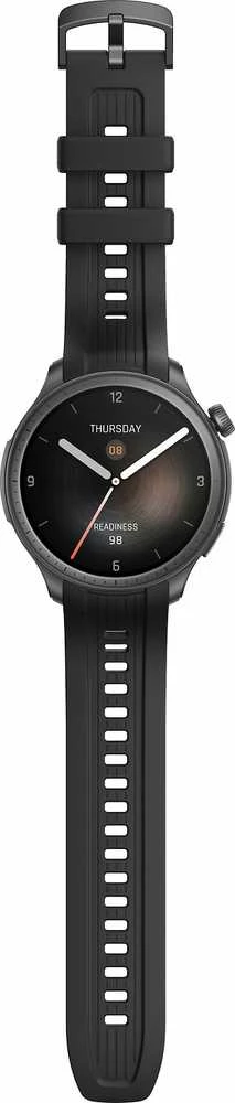 Išmanusis laikrodis Amazfit Balance, Tamsiai pilkos spalvos korpusas su juodos spalvos dirželiu