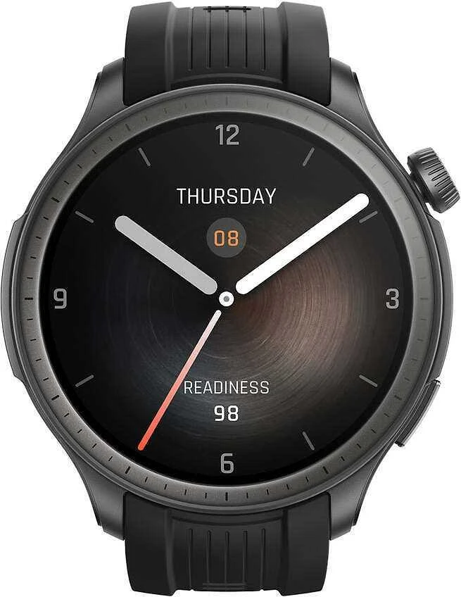 Išmanusis laikrodis Amazfit Balance, Tamsiai pilkos spalvos korpusas su juodos spalvos dirželiu