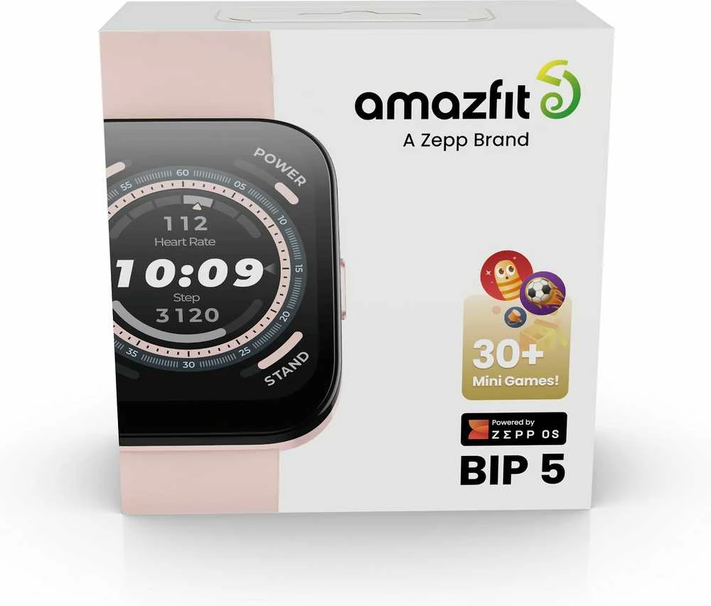 Išmanusis laikrodis Amazfit Bip 5, Rožinės spalvos