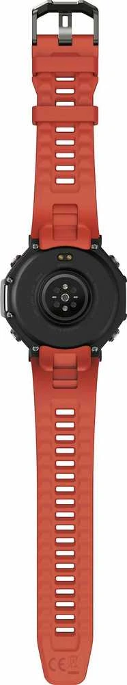 Išmanusis laikrodis Amazfit T-Rex 3, Nerudijančio plieno korpusas su rudos spalvos silikoniniu dirželiu