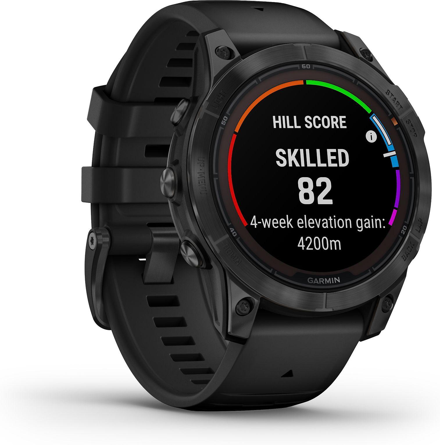 Išmanusis laikrodis Garmin Fenix 7 Pro Solar, Pilkos skalūno