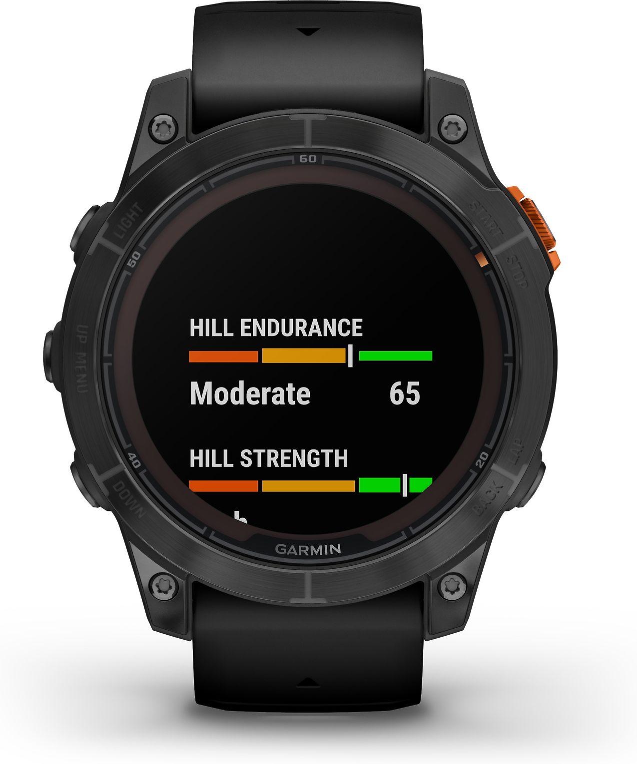 Išmanusis laikrodis Garmin Fenix 7 Pro Solar, Pilkos skalūno spalvos, su juodu dirželiu