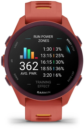 Išmanusis laikrodis Garmin Forerunner 170 Music, Raudona Rožinė with Raudona Rožinė/Mango Band