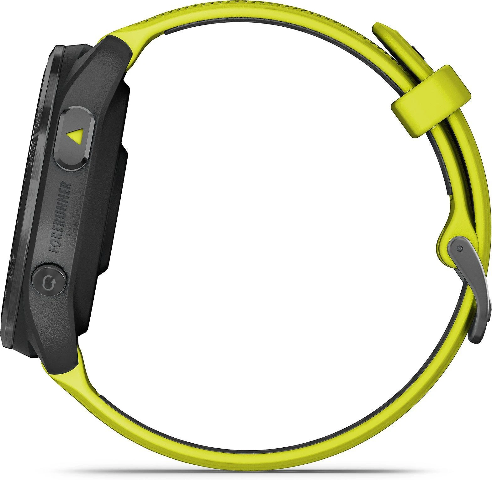 Išmanusis laikrodis Garmin Forerunner 965, Pilkos anglies spalvos korpusas su geltonos spalvos dirželiu