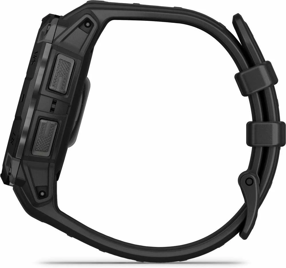 Išmanusis laikrodis Garmin Instinct 3 – 45 mm, AMOLED Juodas su juodu dirželiu