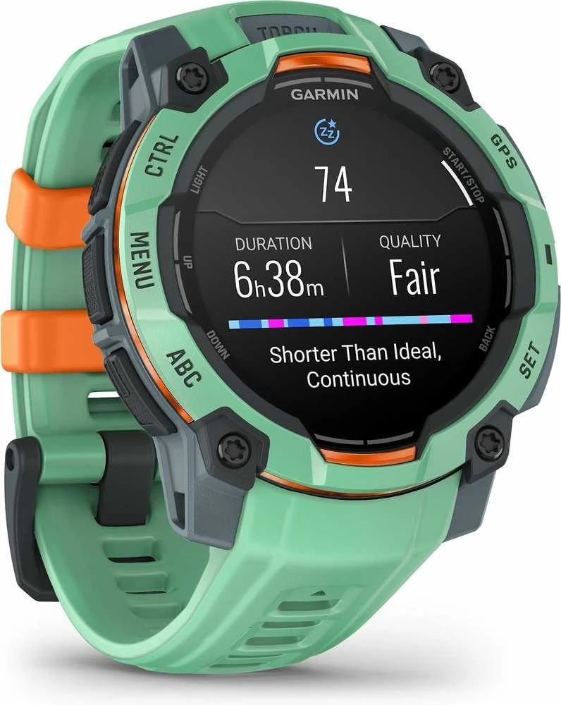 Išmanusis laikrodis Garmin Instinct 3 AMOLED 45 mm, Neotropinio dizaino su neotropinio dizaino dirželiu