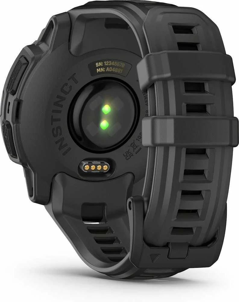 Išmanusis laikrodis Garmin Instinct E – 45 mm, Juodas with Charcoal Band