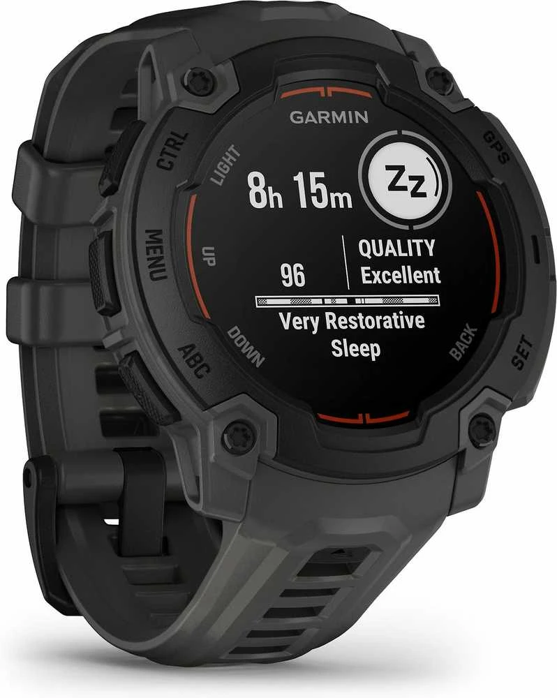 Išmanusis laikrodis Garmin Instinct E – 45 mm, Juodas with Charcoal Band