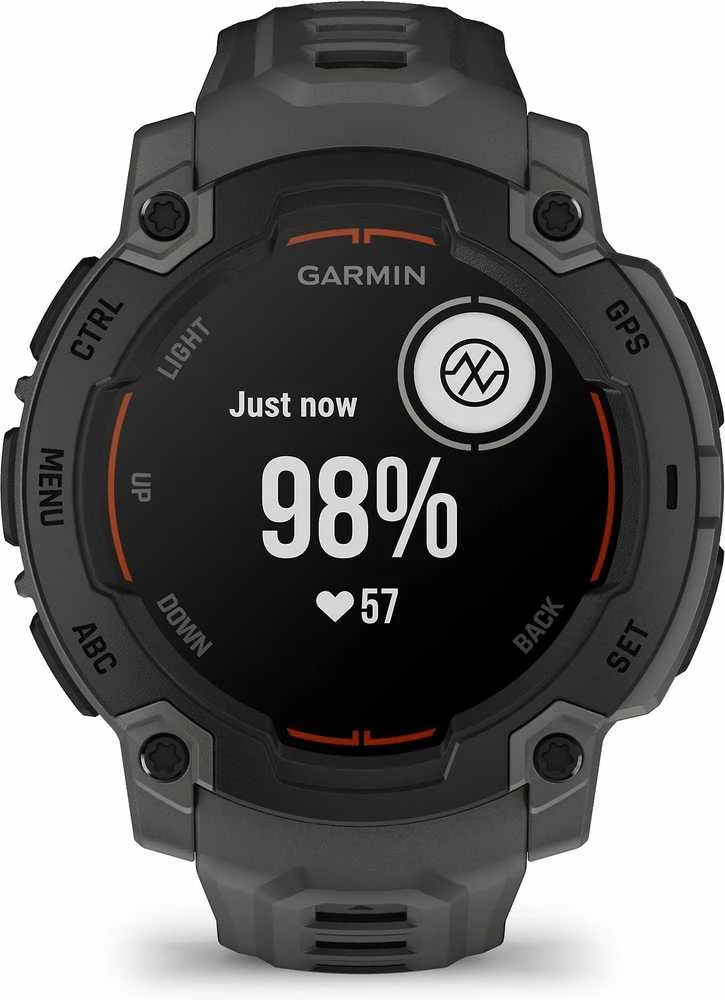 Išmanusis laikrodis Garmin Instinct E – 45 mm, Juodas with Charcoal Band