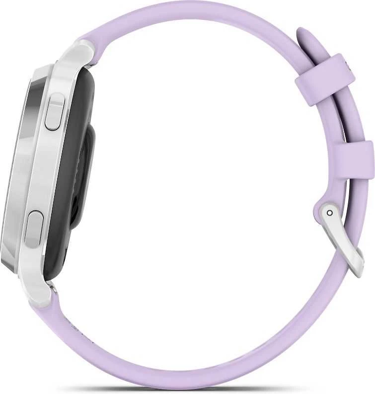 Išmanusis laikrodis Garmin Lily® 2 Active, Sidabro spalvos su alyvinės spalvos silikoniniu dirželiu