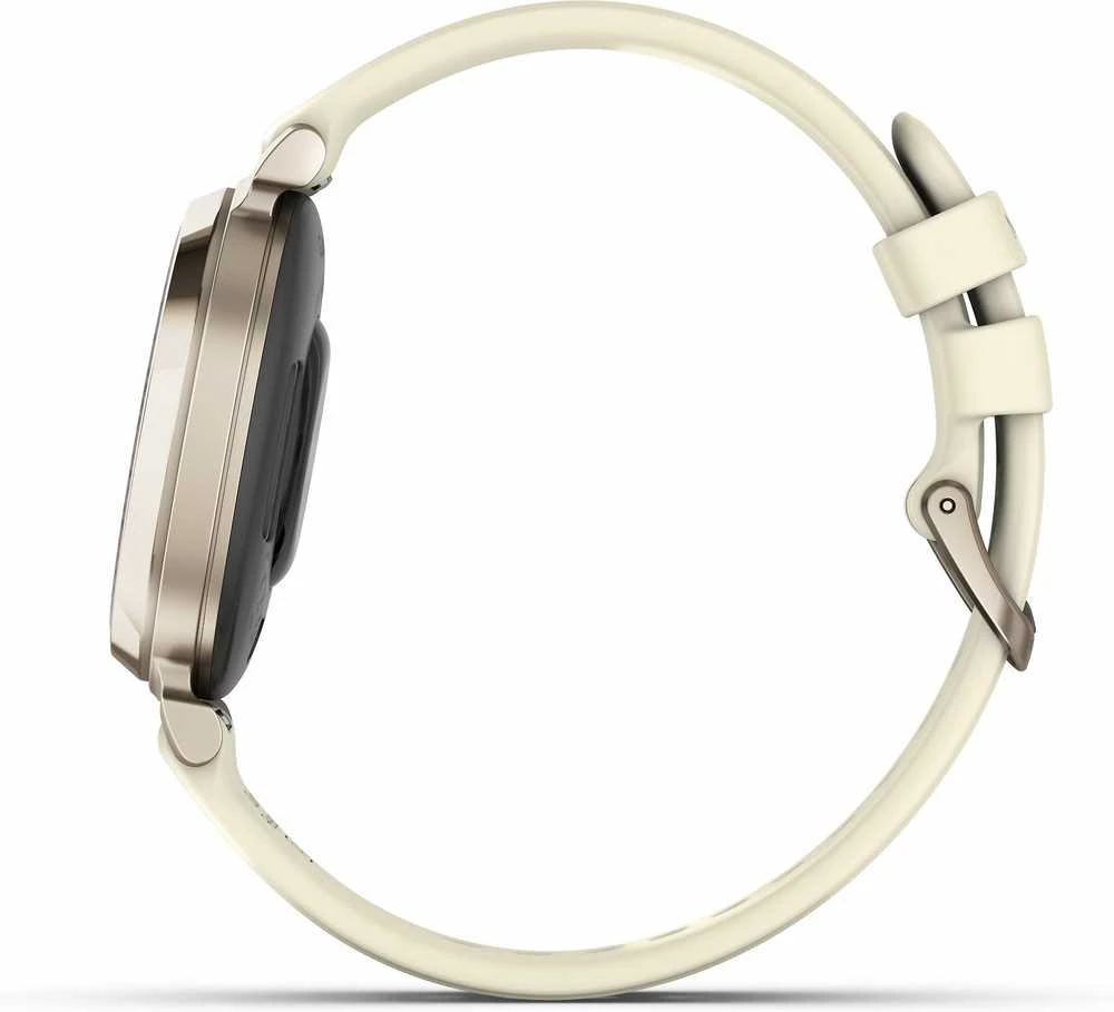 Išmanusis laikrodis Garmin Lily® 2, Kreminės aukso spalvos su kokoso spalvos silikoniniu dirželiu