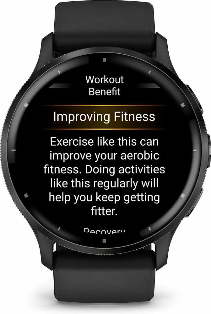 Išmanusis laikrodis Garmin Venu® 3, 45 mm, Skalūno spalvos nerūdijančiojo plieno apvadas, su juodu korpusu ir silikoniniu dirželiu