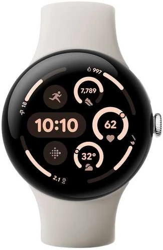 Google Išmanusis laikrodis Pixel Watch 3 45mm Kremas (GA05736-DE)