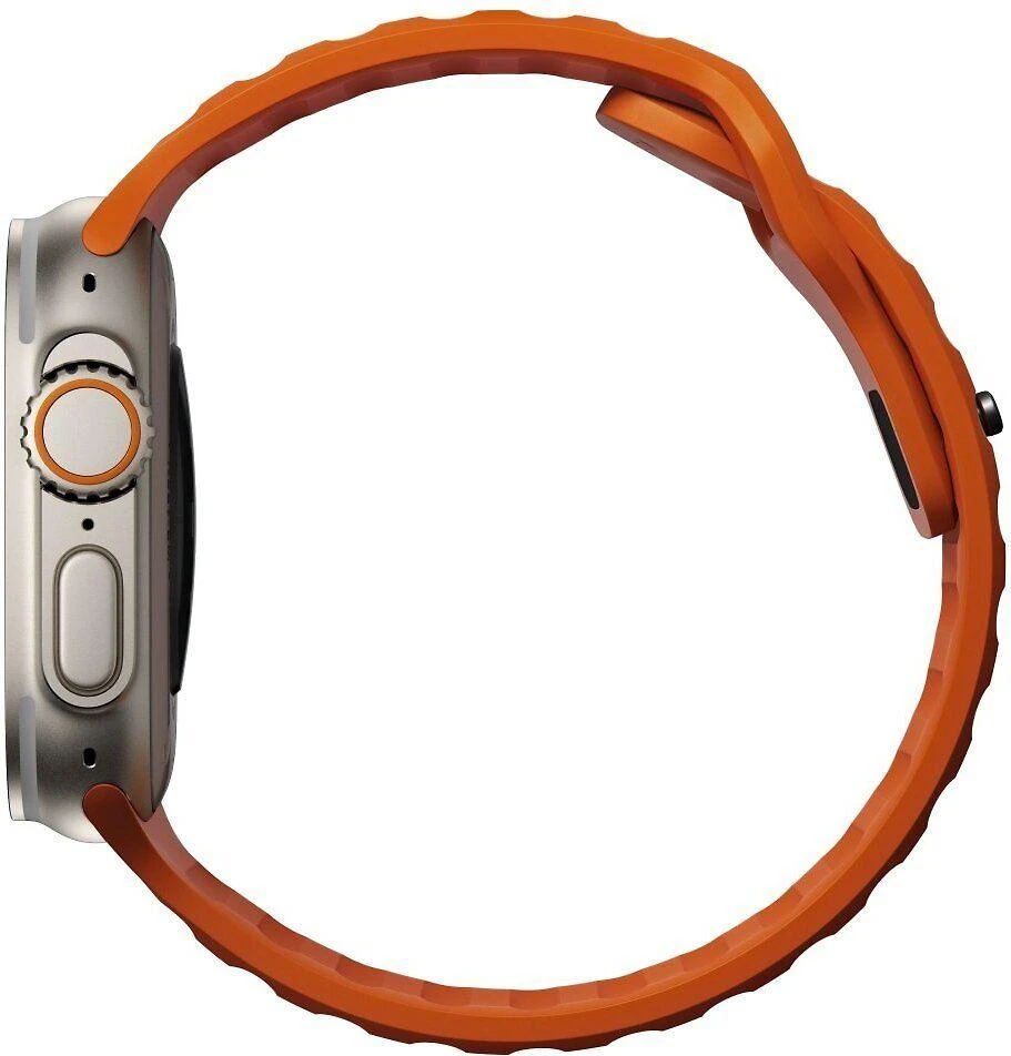 Apple Apyrankė Nomad Sport Strap M/L, oranžinis - AW Ultra 2/1 (49mm) 9/8/7 (45mm)/6/SE/5/4 (44mm)/3/2/1 (42mm)