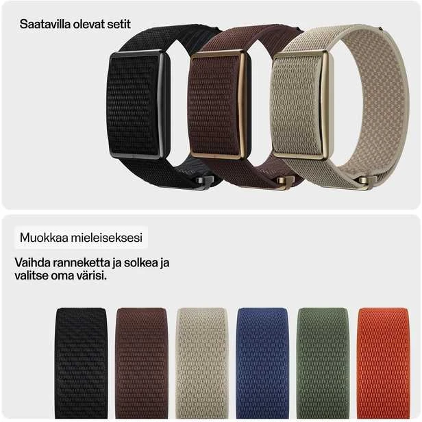 POLAR LOOP GEN2 SoftWeave juosta, Juodas, S-L