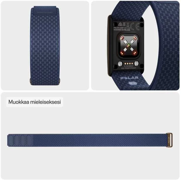 POLAR LOOP GEN2 SoftWeave juosta, Mėlyna, S-L