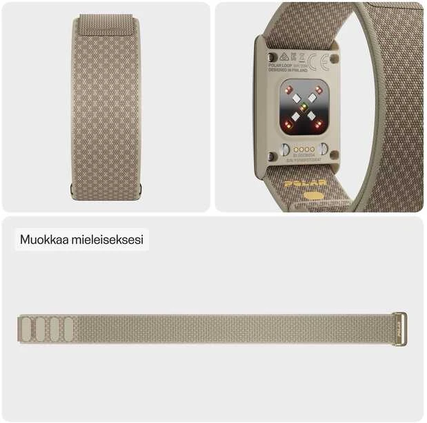 POLAR LOOP GEN2 SoftWeave juosta, Smėlio spalva, S-L