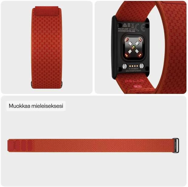 POLAR LOOP GEN2 SoftWeave juosta, oranžinės spalvos, S-L