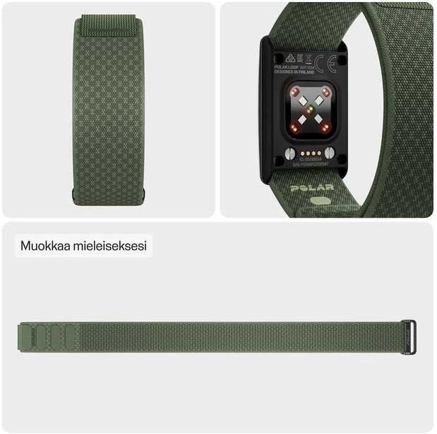 POLAR LOOP GEN2 SoftWeave juosta, žalia, S-L