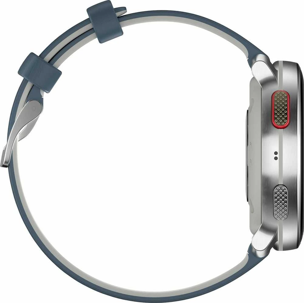Išmanusis laikrodis Polar Vantage V3 S/L. Sidabrinės spalvos korpusas su melsvos spalvos dirželiu