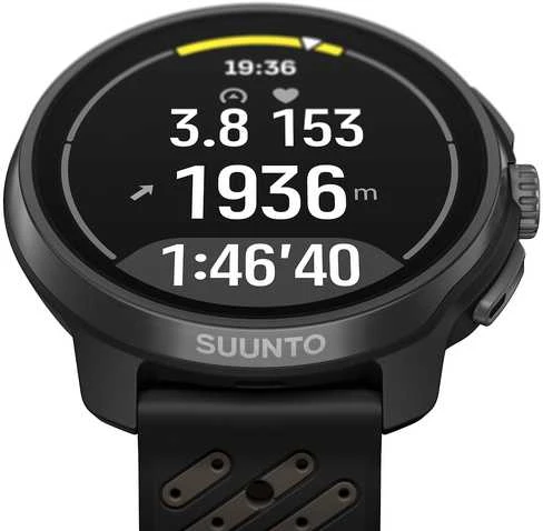 Išmanusis laikrodis SUUNTO RACE 2 TITANIUM Juodas sportinis laikrodis