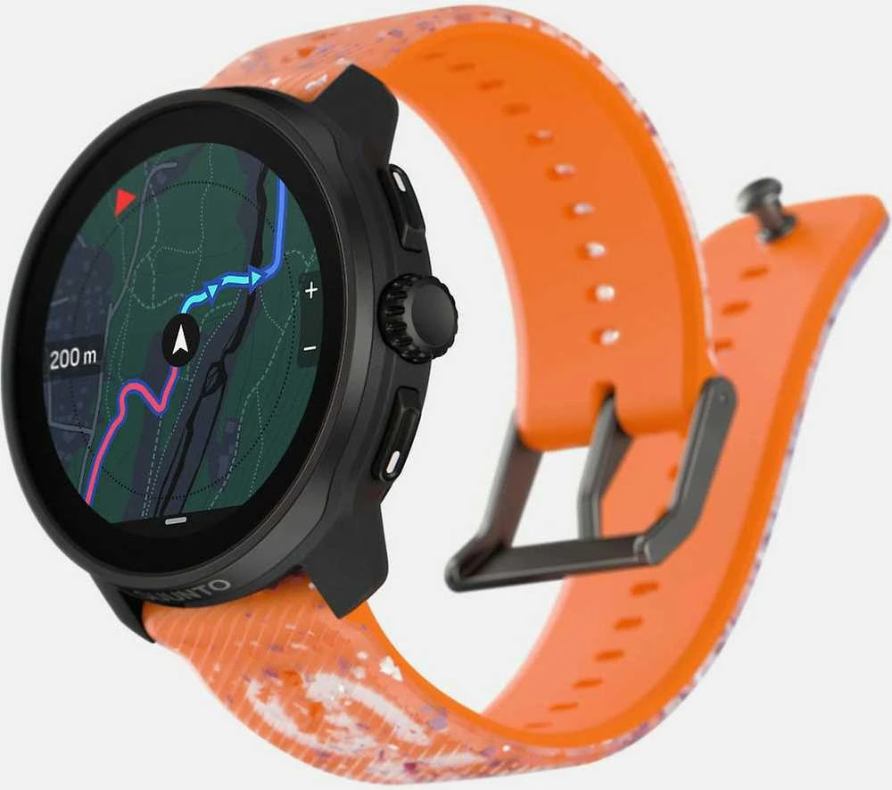 Išmanusis laikrodis SUUNTO RACE S POWDER Oranžinis sportinis laikrodis