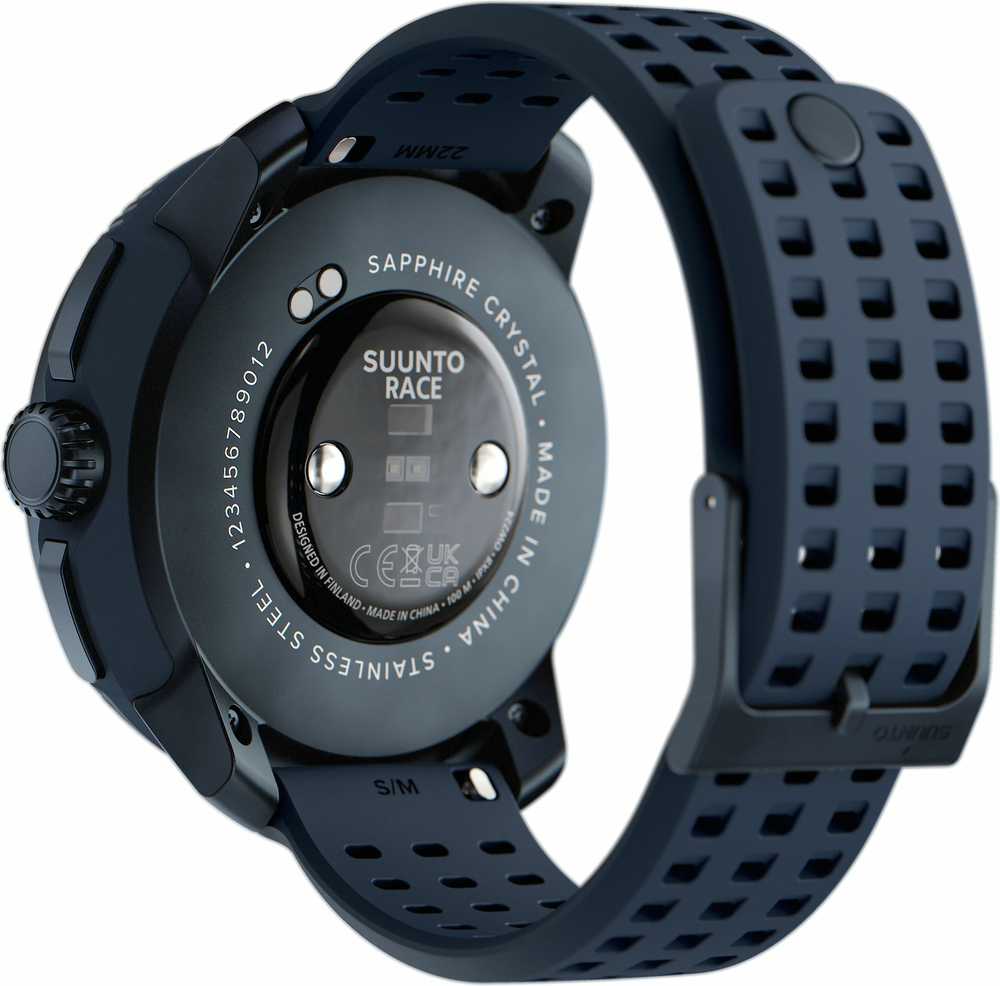 šmanusis laikrodis Suunto Race, Juodos spalvos