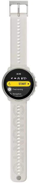 Išmanusis laikrodis Suunto Run urheilukello, 46 mm, Frost Gray silikonirannekeella