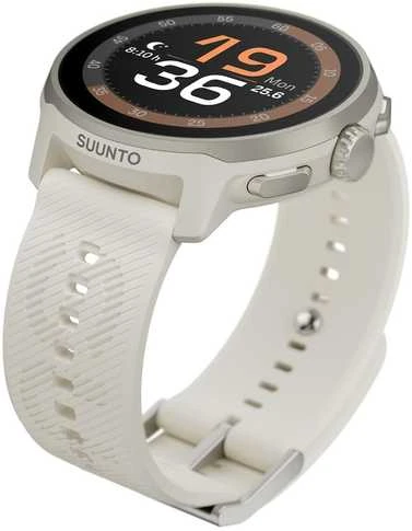 Išmanusis laikrodis Suunto Run urheilukello, 46 mm, Frost Gray silikonirannekeella