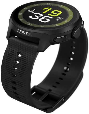 Išmanusis laikrodis Suunto Run urheilukello, 46 mm, All Juodas silikonirannekkeella
