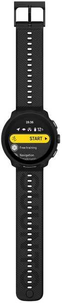 Išmanusis laikrodis Suunto Run urheilukello, 46 mm, All Juodas silikonirannekkeella