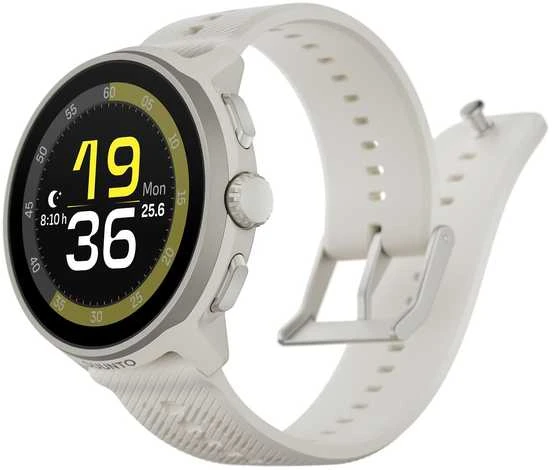 Išmanusis laikrodis Suunto Run urheilukello, 46 mm, Frost Gray silikonirannekeella