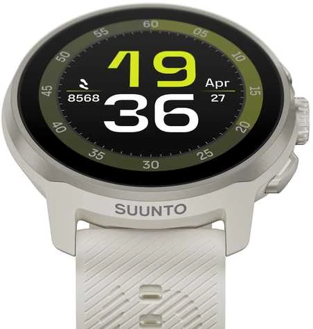 Išmanusis laikrodis Suunto Run urheilukello, 46 mm, Frost Gray silikonirannekeella