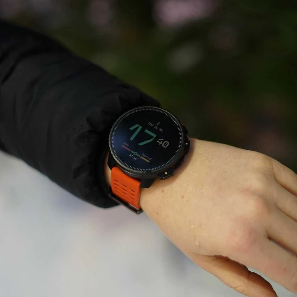 Išmanusis laikrodis šmanusis laikrodis Suunto Vertical Solar, Juodos spalvos korpusas su oranžinės spalvos dirželiu