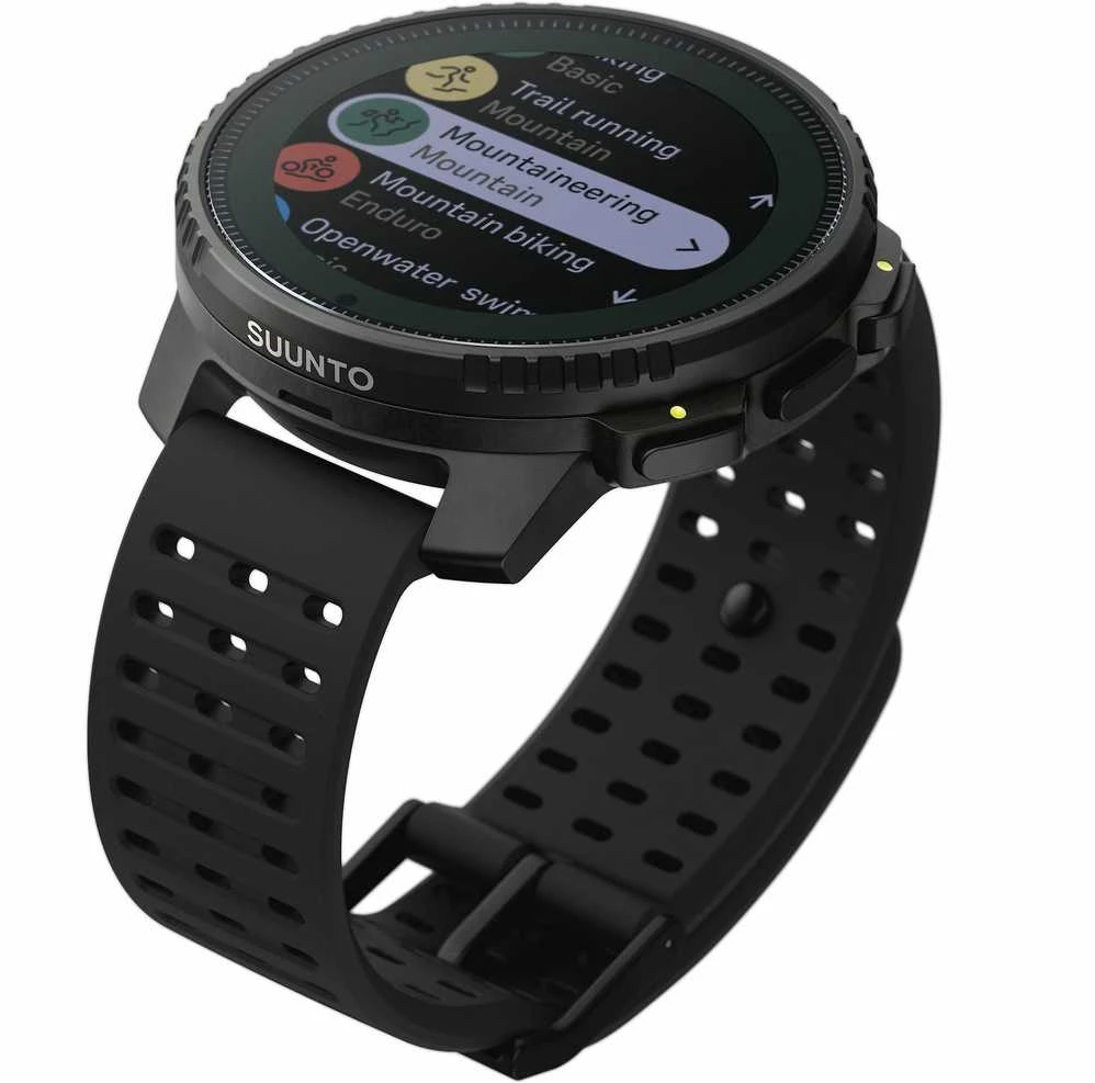 Išmanusis laikrodis Suunto Vertical Solar, Juodos spalvos korpusas su juodos spalvos dirželiu