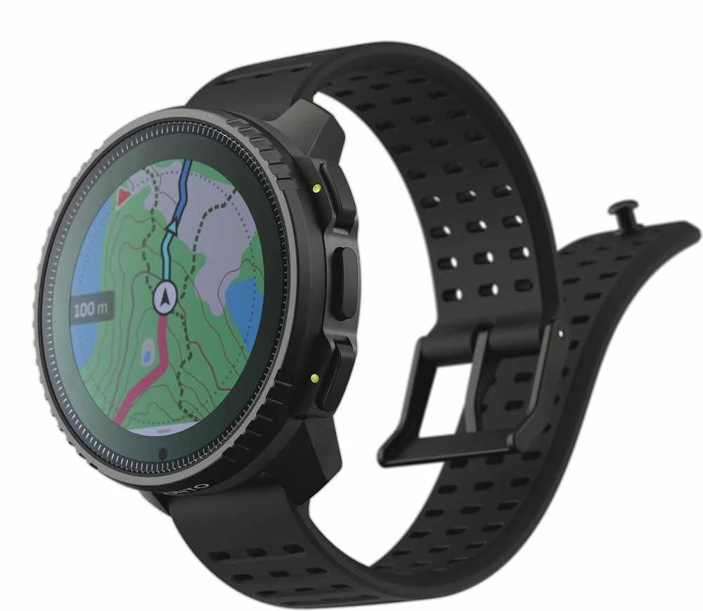 Išmanusis laikrodis Suunto Vertical Solar, Juodos spalvos korpusas su juodos spalvos dirželiu