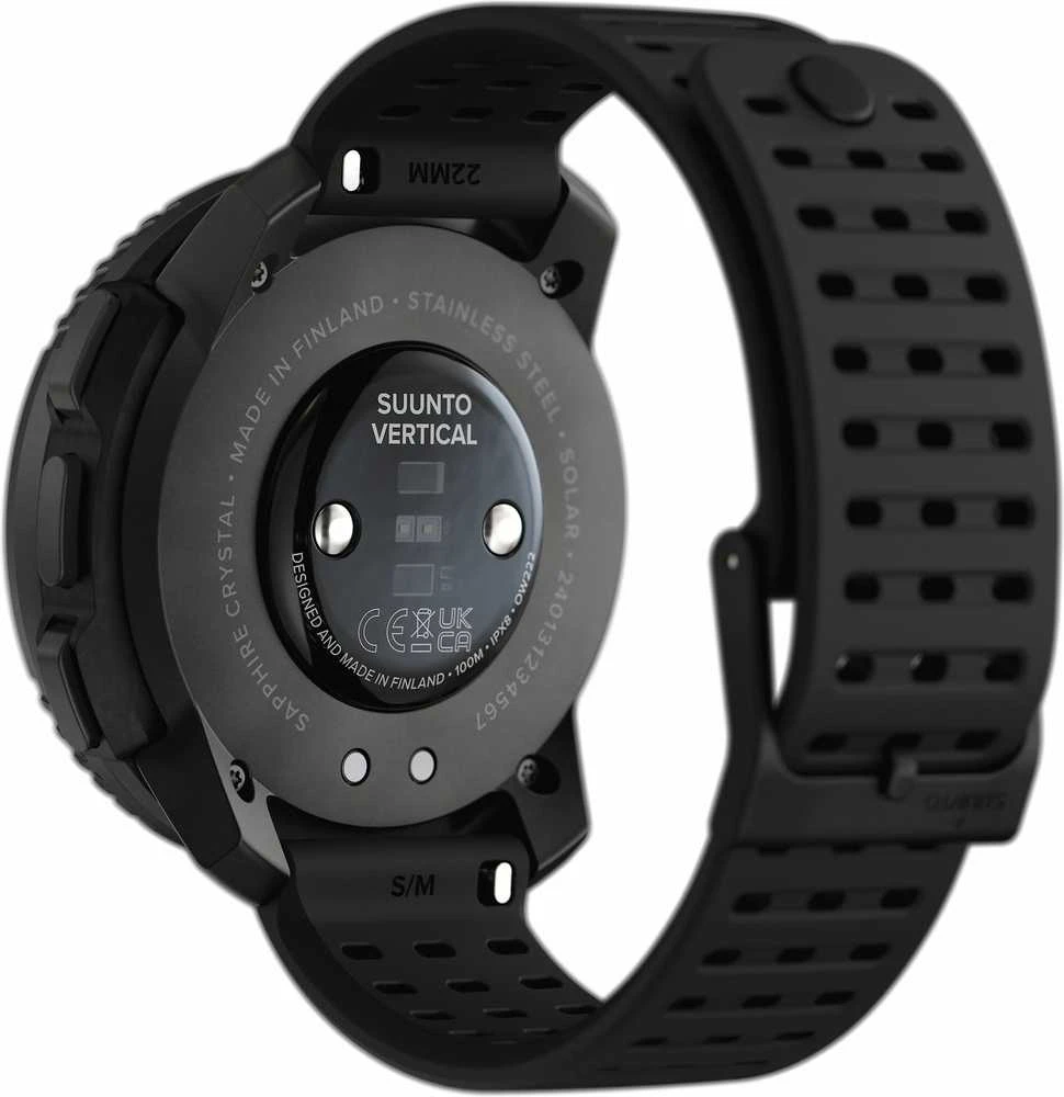 Išmanusis laikrodis Suunto Vertical Solar, Juodos spalvos korpusas su juodos spalvos dirželiu