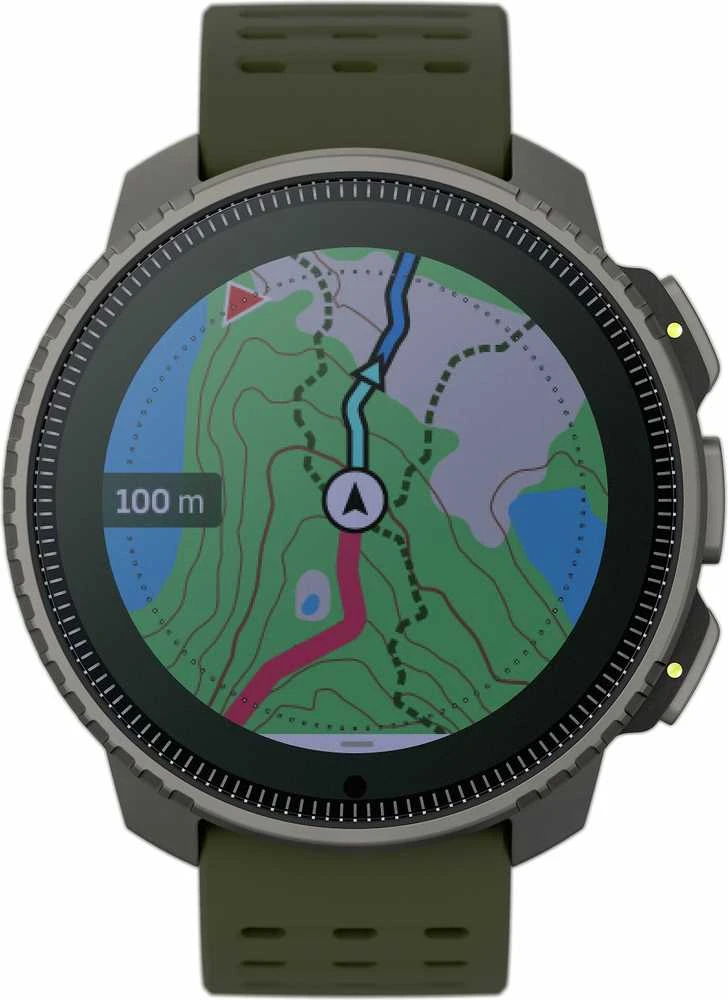 Išmanusis laikrodis Suunto Vertical Solar Forest, Tamsiai pilkos spalvos korpusas su žalios spalvos dirželiu