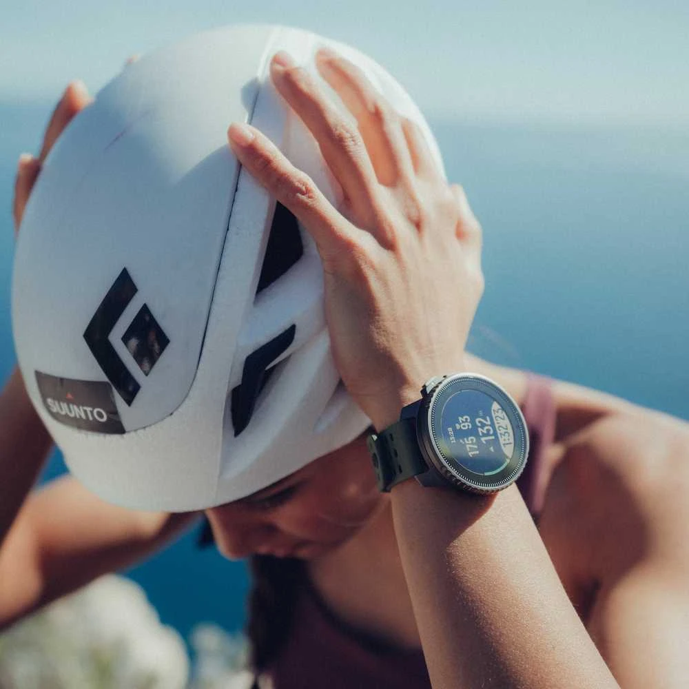 Išmanusis laikrodis Suunto Vertical Solar Forest, Tamsiai pilkos spalvos korpusas su žalios spalvos dirželiu