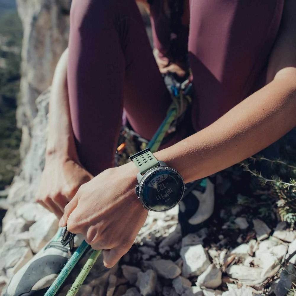 Išmanusis laikrodis Suunto Vertical Solar Forest, Tamsiai pilkos spalvos korpusas su žalios spalvos dirželiu